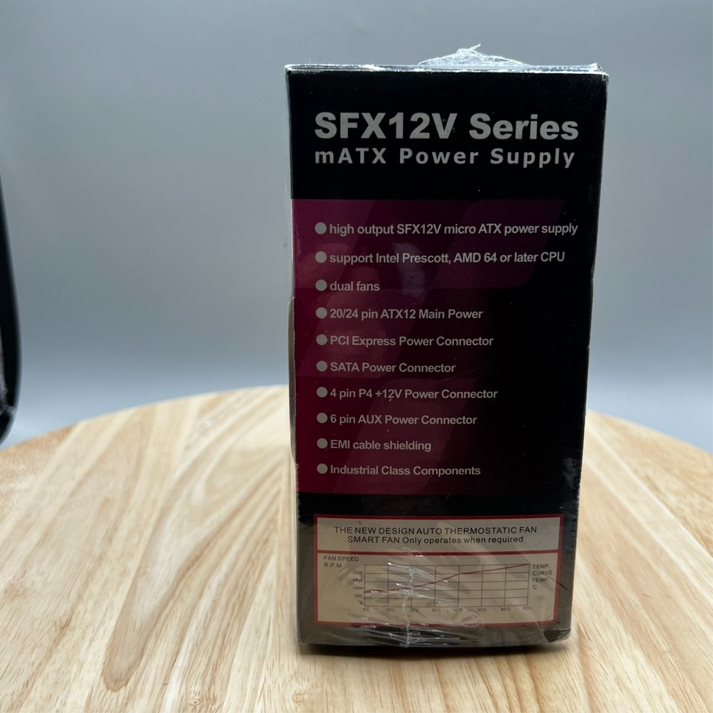 NOISELESS SFX12V Series mATX Power Supply HP Compaq eMachines New Sealed - Picture 3 of 6